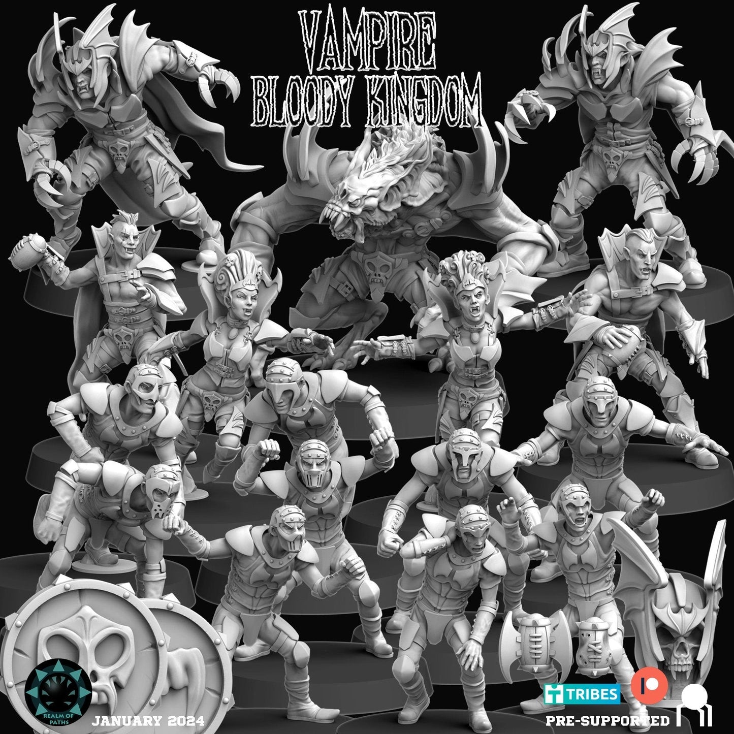 Vampire 'Bloody Kingdom' Fantasy Football Team  -
