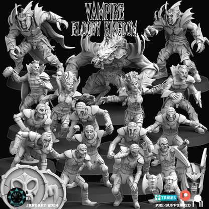 Vampire 'Bloody Kingdom' Fantasy Football Team  -