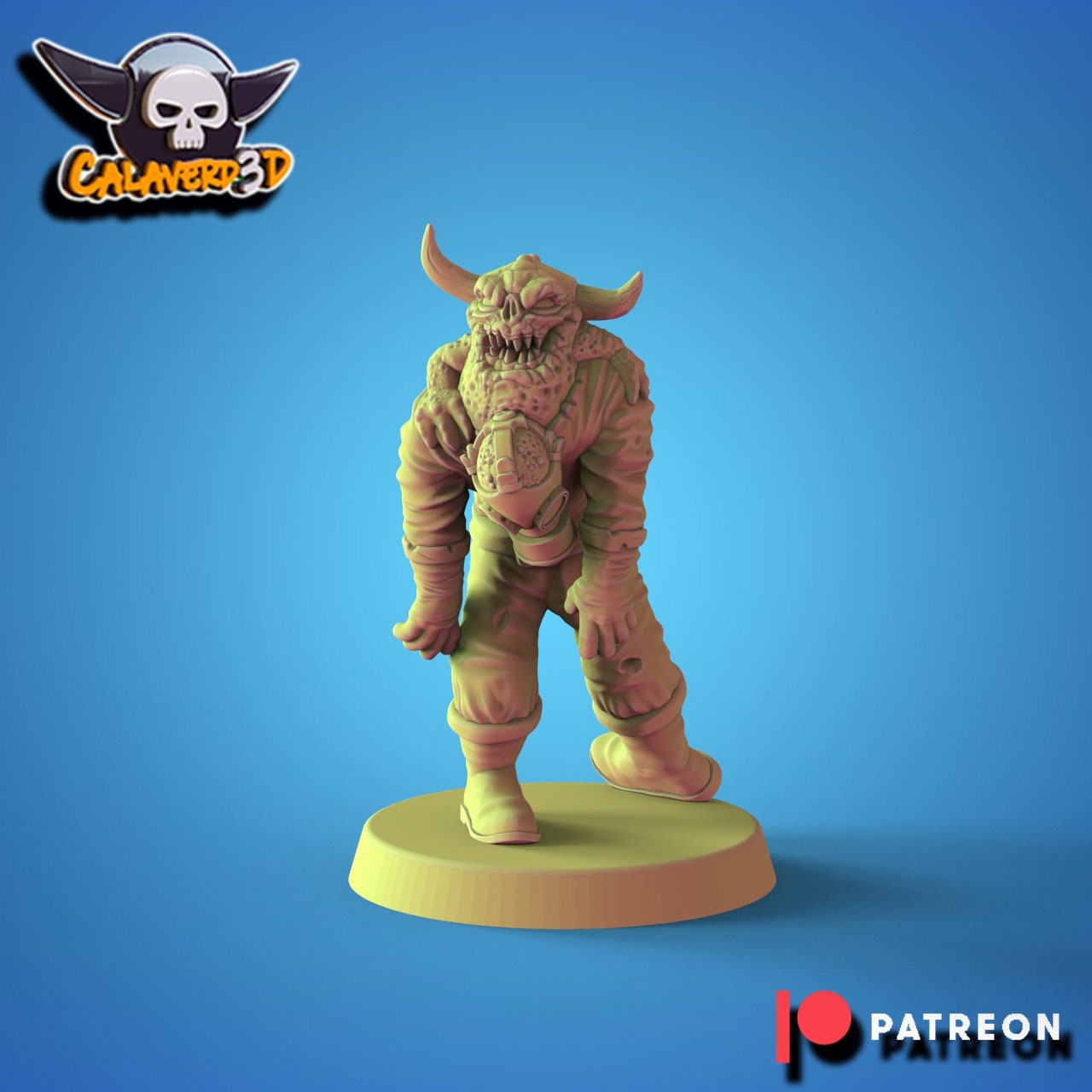 Chaos Nurgle Fantasy Football proxy Team  'The Fallout Riders' Calaverd