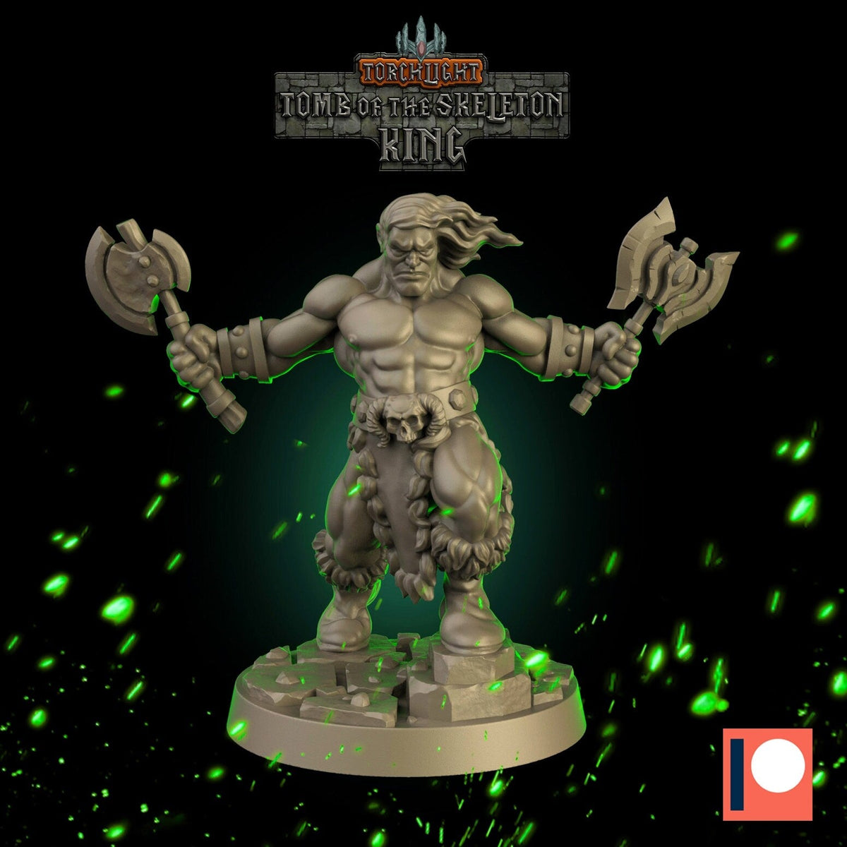 D&D Fantasy RPG gaming set -  studio miniatures Tomb of the Skeleton King