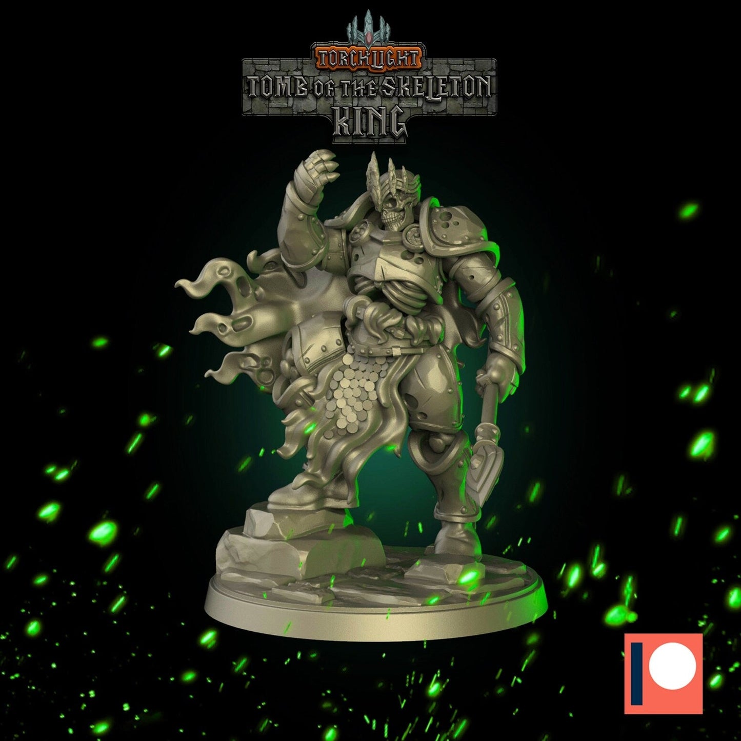 D&D Fantasy RPG gaming set -  studio miniatures Tomb of the Skeleton King