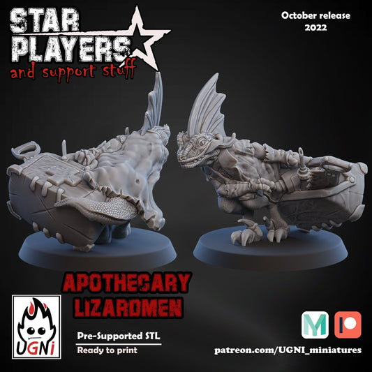 Lizardmen Apothecary Fantasy Football Star Player UGNI