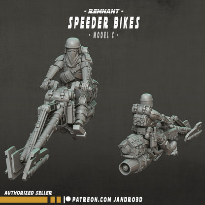 Remnant Speeder Bikes Single/Bundle - Star Wars Legion compatible Jandro3D