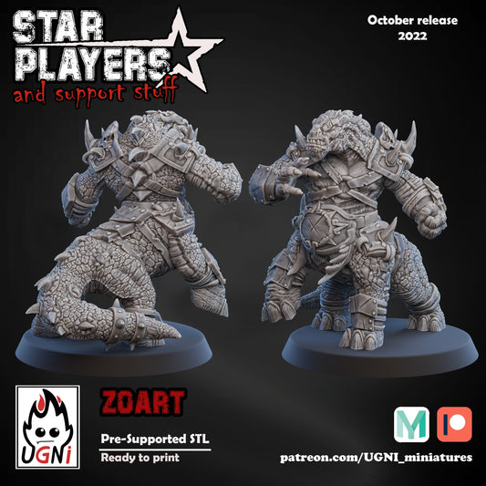 Zoart Fantasy Football Star Player UGNI
