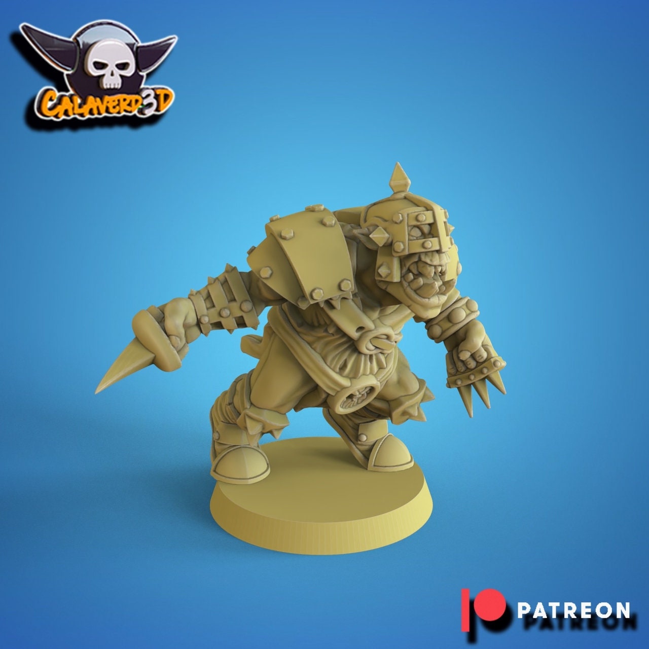 The Skull Breakers Orcs Fantasy Football Team  - 3D *New for May 23*