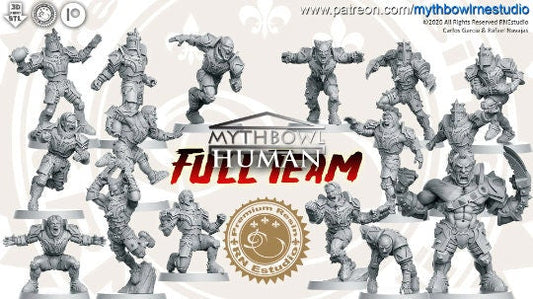 Human Fantasy Football Team  - RN Studios Mythbowl