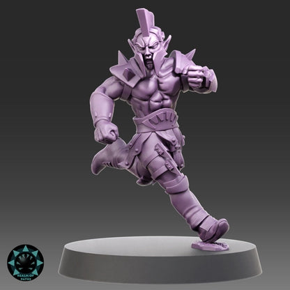 Dark elves  ‘Tormented Spartans ’ Fantasy Football Team -