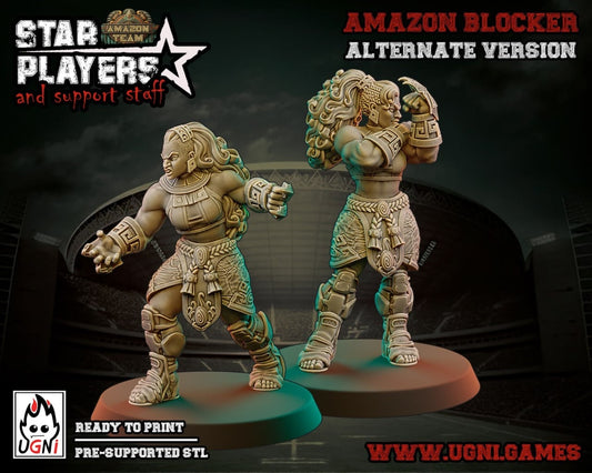 2 x Alternate Amazon Blockers Fantasy Football Team by