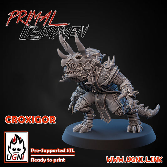 Lizardmen Big Guy / Star Player Krox Fantasy Football -  Croxigor UGNI