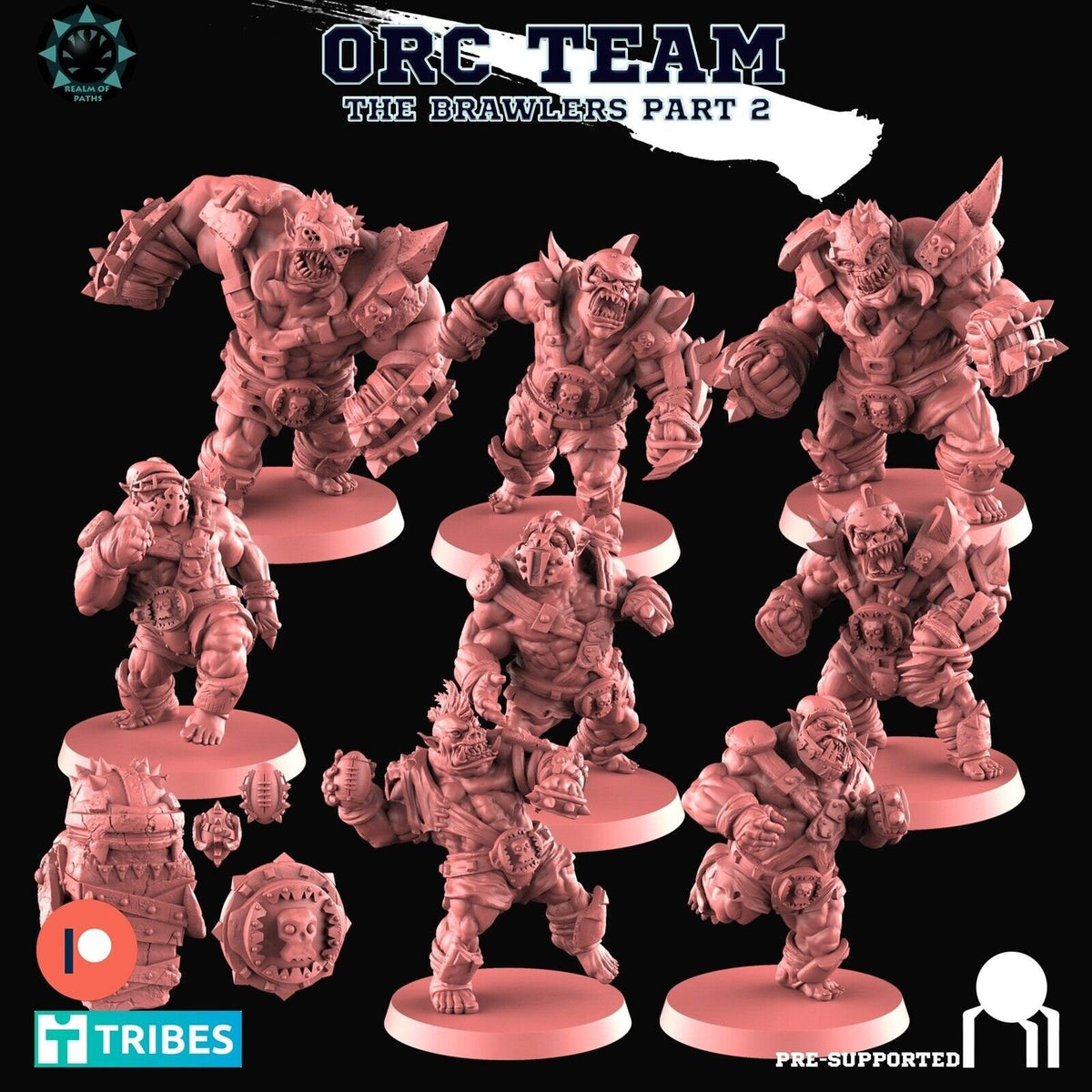 Orc ‘The Brawlers ’ Fantasy Football Team -