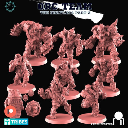 Orc ‘The Brawlers ’ Fantasy Football Team -