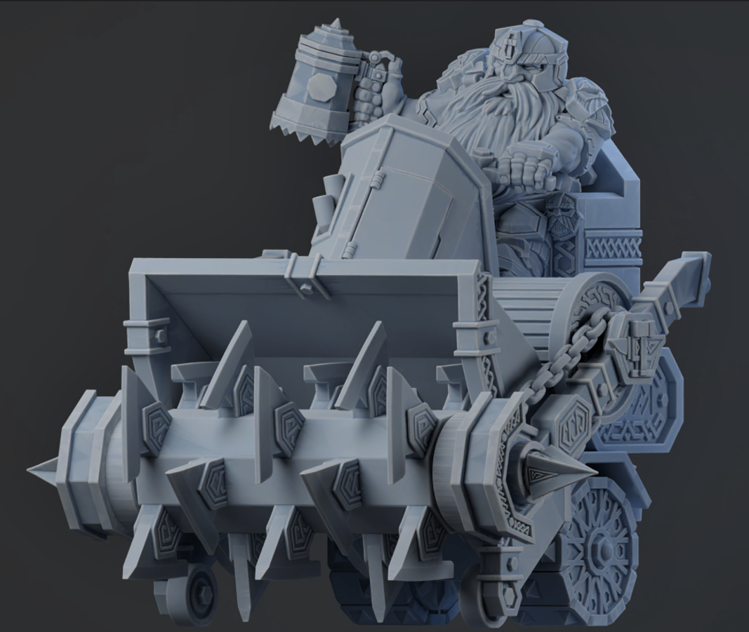 Dwarf Death Roller Fantasy Football -