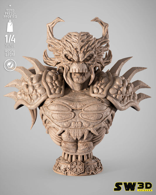 Darth Krayt Portrait Bust Star Wars themed 3D Bust / Sculpture by SW3D