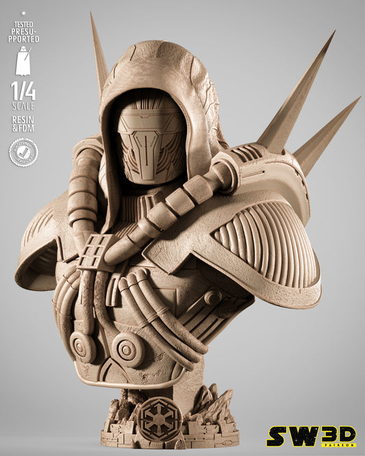 Darth Marr Portrait Bust  Star Wars themed 3D Bust / Sculpture by SW3D