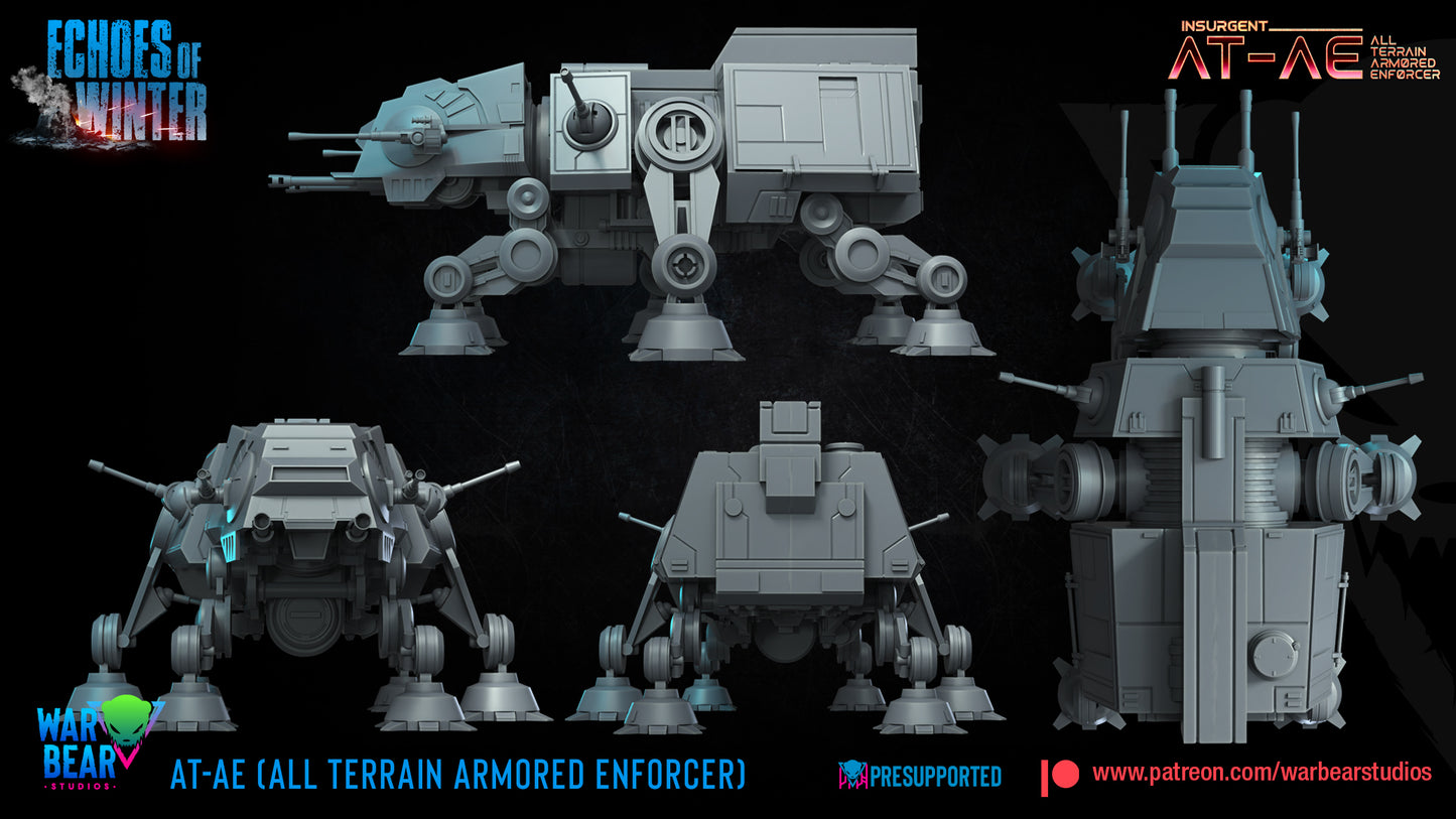 Insurgent AT-AE (Armored Enforcer) Star Wars RPG Legion Shatterpoint War Bear