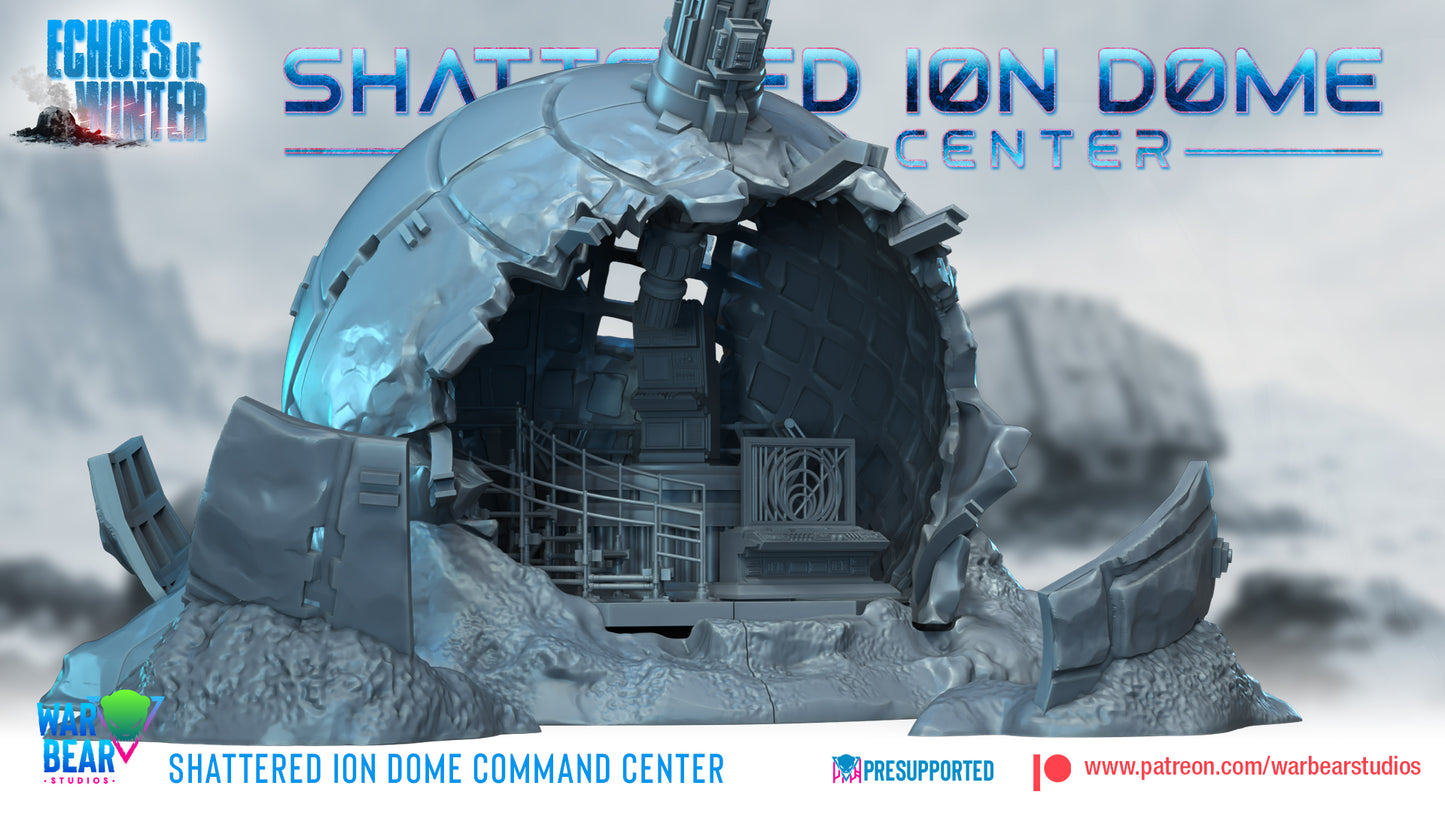 Shattered Ion Dome Command Center Star Wars RPG Legion Shatterpoint War Bear