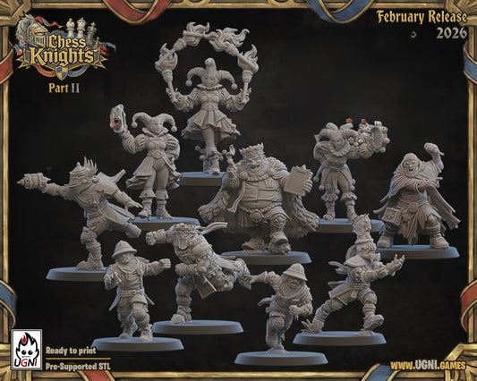 Chess Knights Fantasy Football Team -
