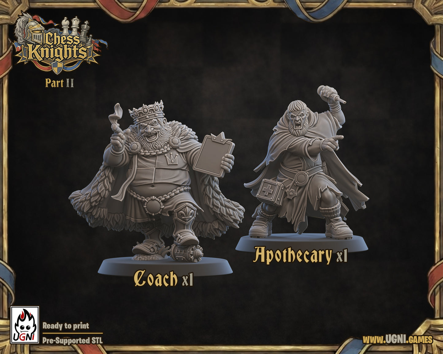 Chess Knights Fantasy Football Team -