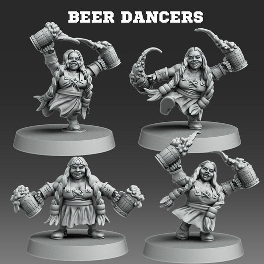 Dwarf support staff Fantasy Football Team  - cheerleaders, coach, apothecary ROP