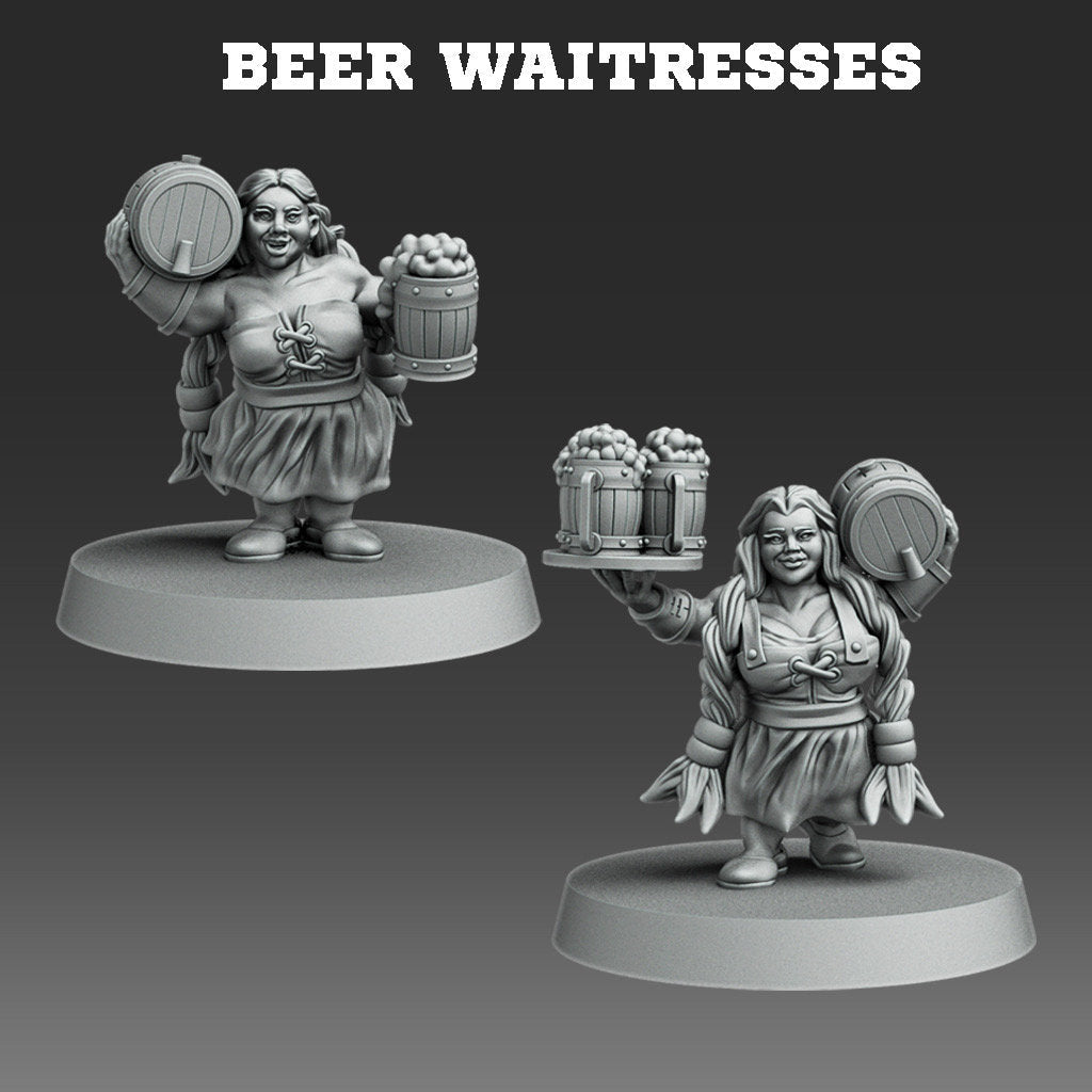 Dwarf support staff Fantasy Football Team  - cheerleaders, coach, apothecary ROP