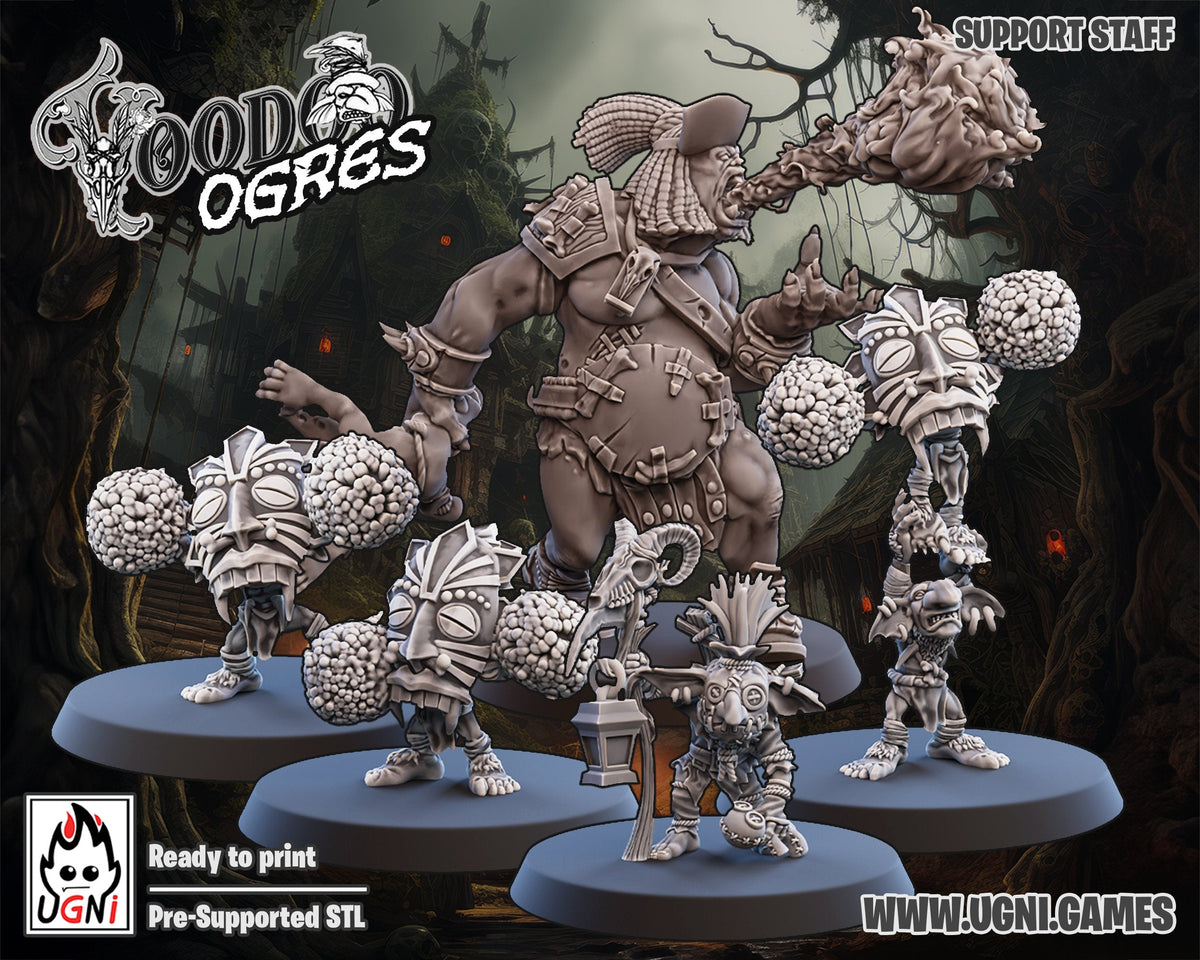 Ogre/Snots Apothecary, Coach & Cheerleader - Support Staff Fantasy Football UGNI