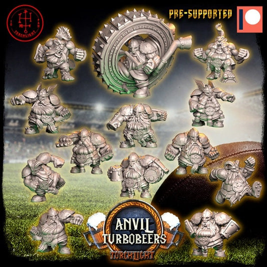 Dwarf Anvil Turbobeers Fantasy Football team - TLM
