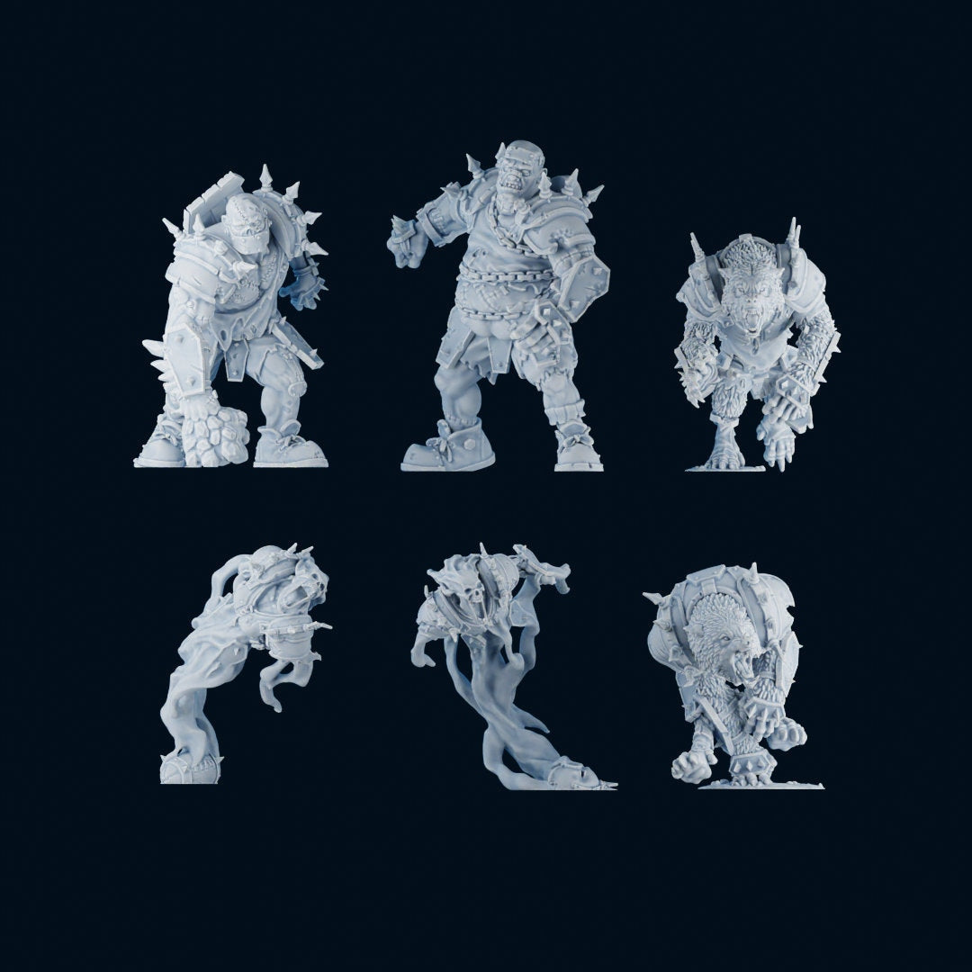 Necromantic Horror / Undead Fantasy Football Complete Team - Necromancer Brutefun