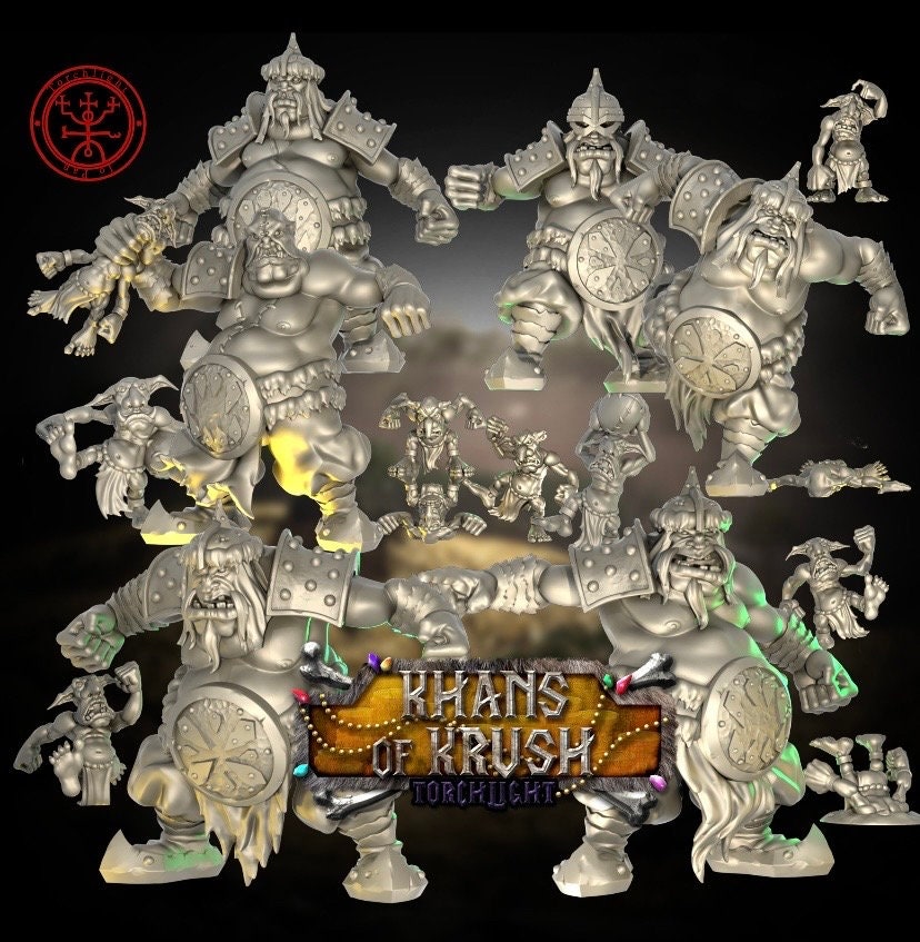 Ogre team - Khans of Krush Fantasy Football Team - TLM