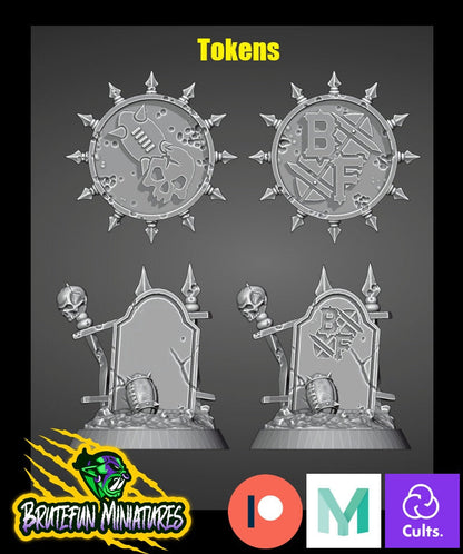 Necromantic Horror / Undead Fantasy Football Complete Team - Necromancer Brutefun