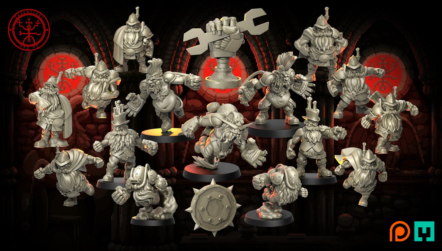 Dwarf 'The Sewer Guard' Fantasy Football Team - TLM