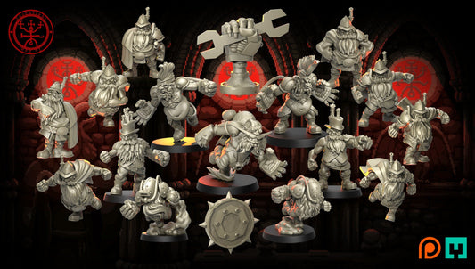 Dwarf 'The Sewer Guard' Fantasy Football Team - TLM
