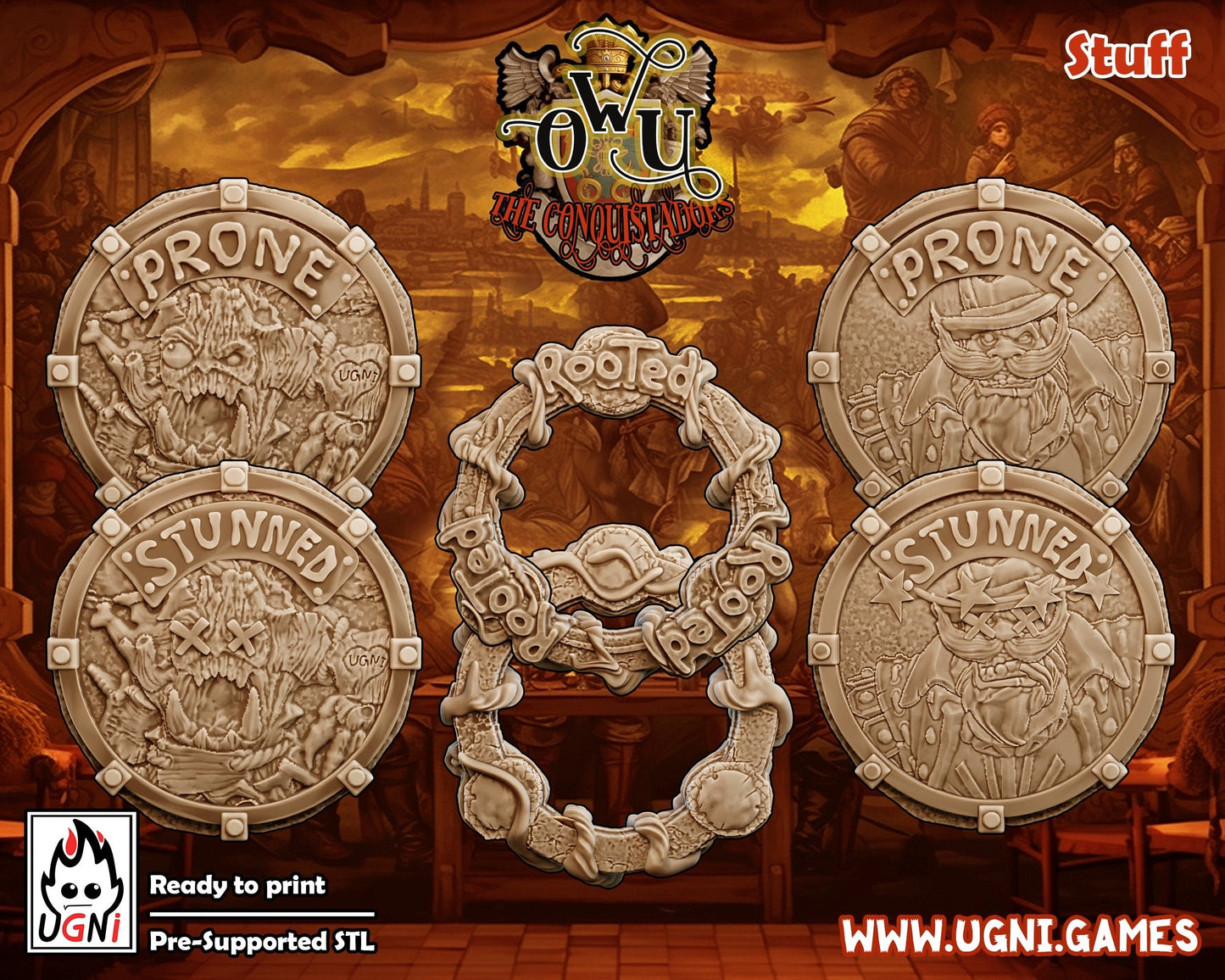 Old World Union / Human Fantasy Football Team - Conquistadors OWU UGNI