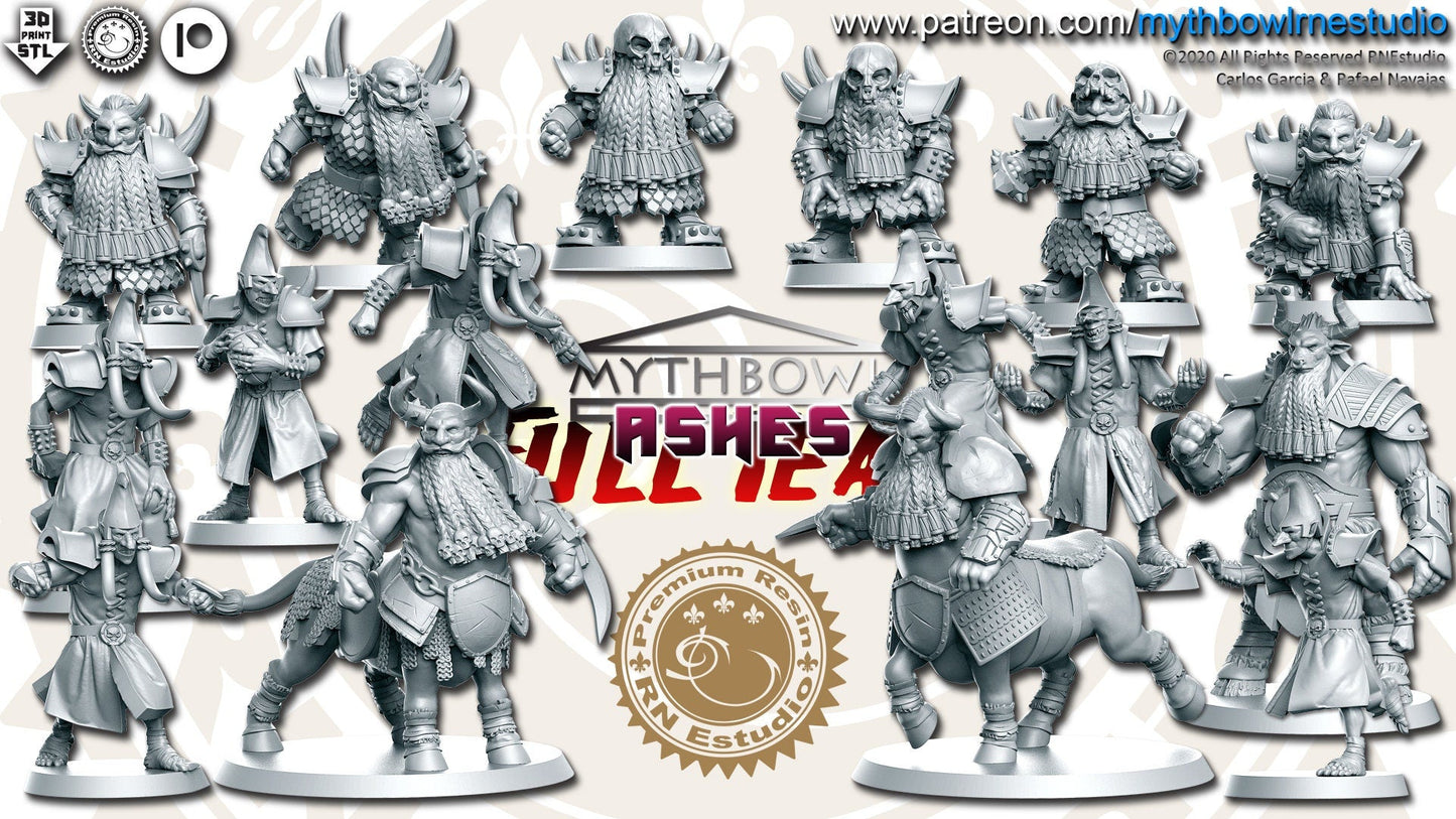 Chaos Dwarves Ashes Fantasy Football Team  - RN Studios Mythbowl