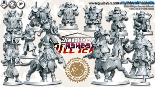 Chaos Dwarves Ashes Fantasy Football Team  - RN Studios Mythbowl
