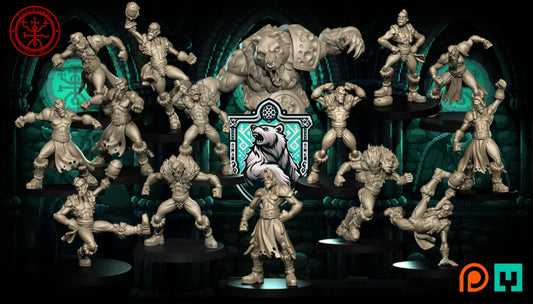 Kislev / Slann proxy Fantasy Football team -  The Imperial Circus TLM
