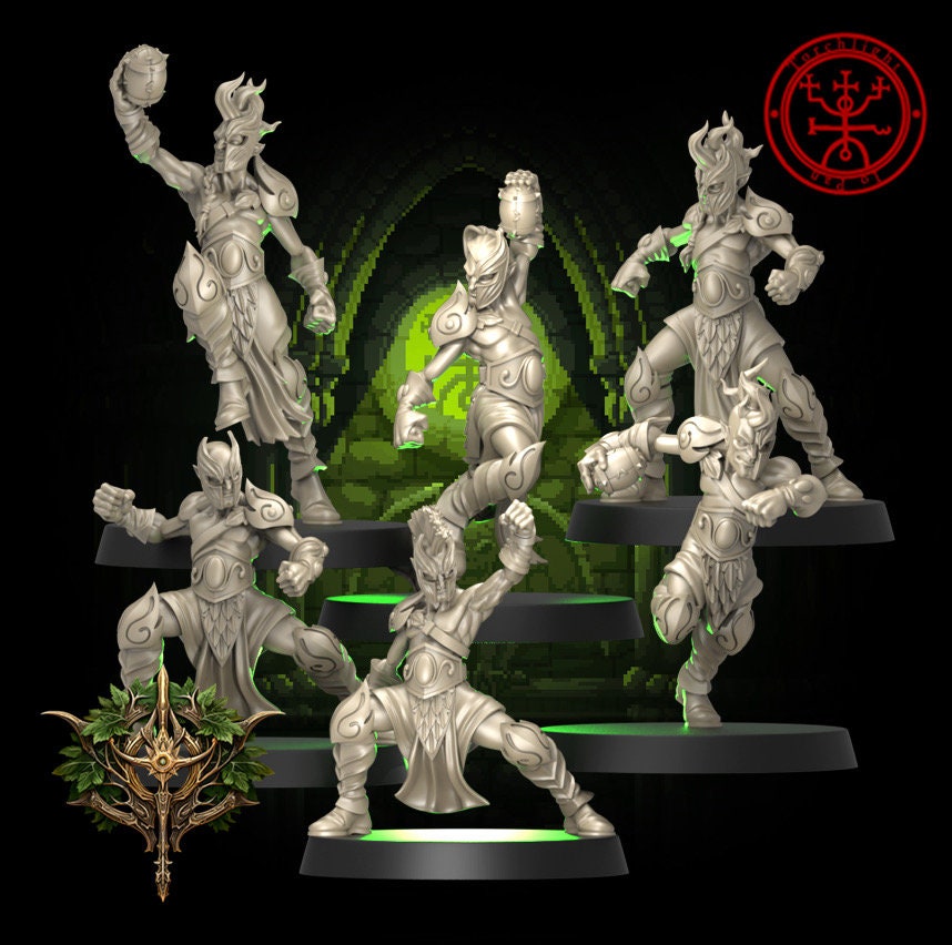 Wood Elves Thornwood Thrashers Elf Fantasy Football Team TLM