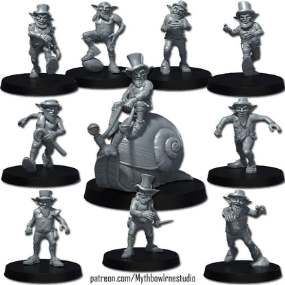 Goblin Fantasy Football Team  - RN Studios Mythbowl Korrigans