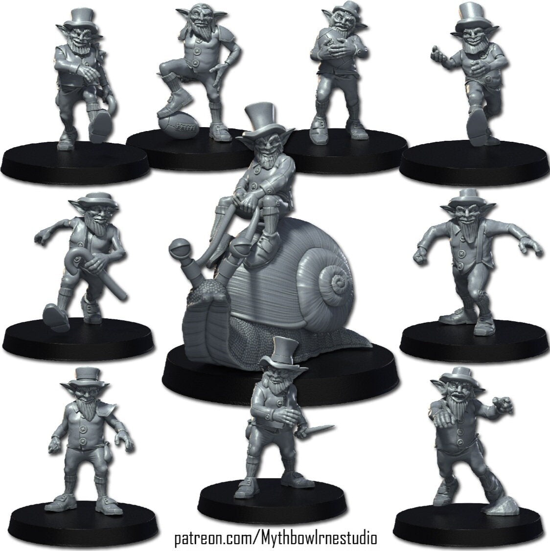 Goblin Fantasy Football Team  - RN Studios Mythbowl Korrigans