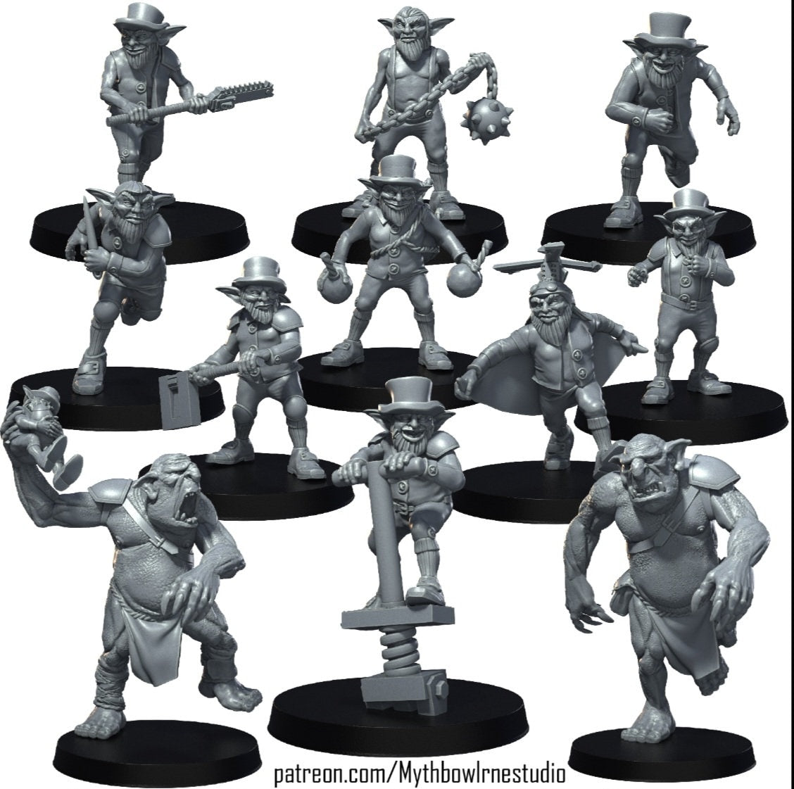 Goblin Fantasy Football Team  - RN Studios Mythbowl Korrigans