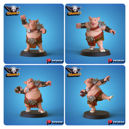 Ork proxy Pig (Porko) Fantasy Football Team  - Calaverd
