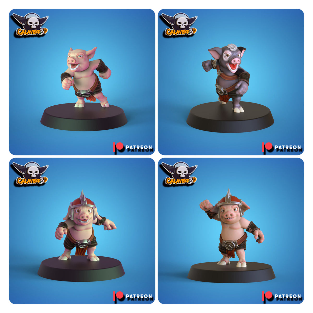 Ork proxy Pig (Porko) Fantasy Football Team  - Calaverd