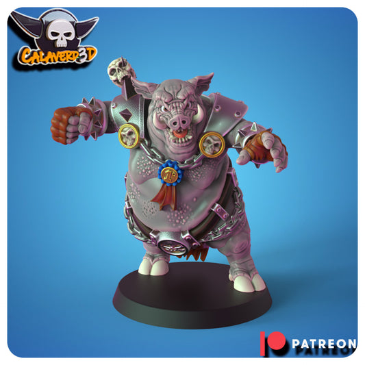 Ork proxy Pig (Porko) Fantasy Football Team  - Calaverd