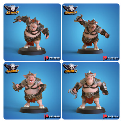 Ork proxy Pig (Porko) Fantasy Football Team  - Calaverd