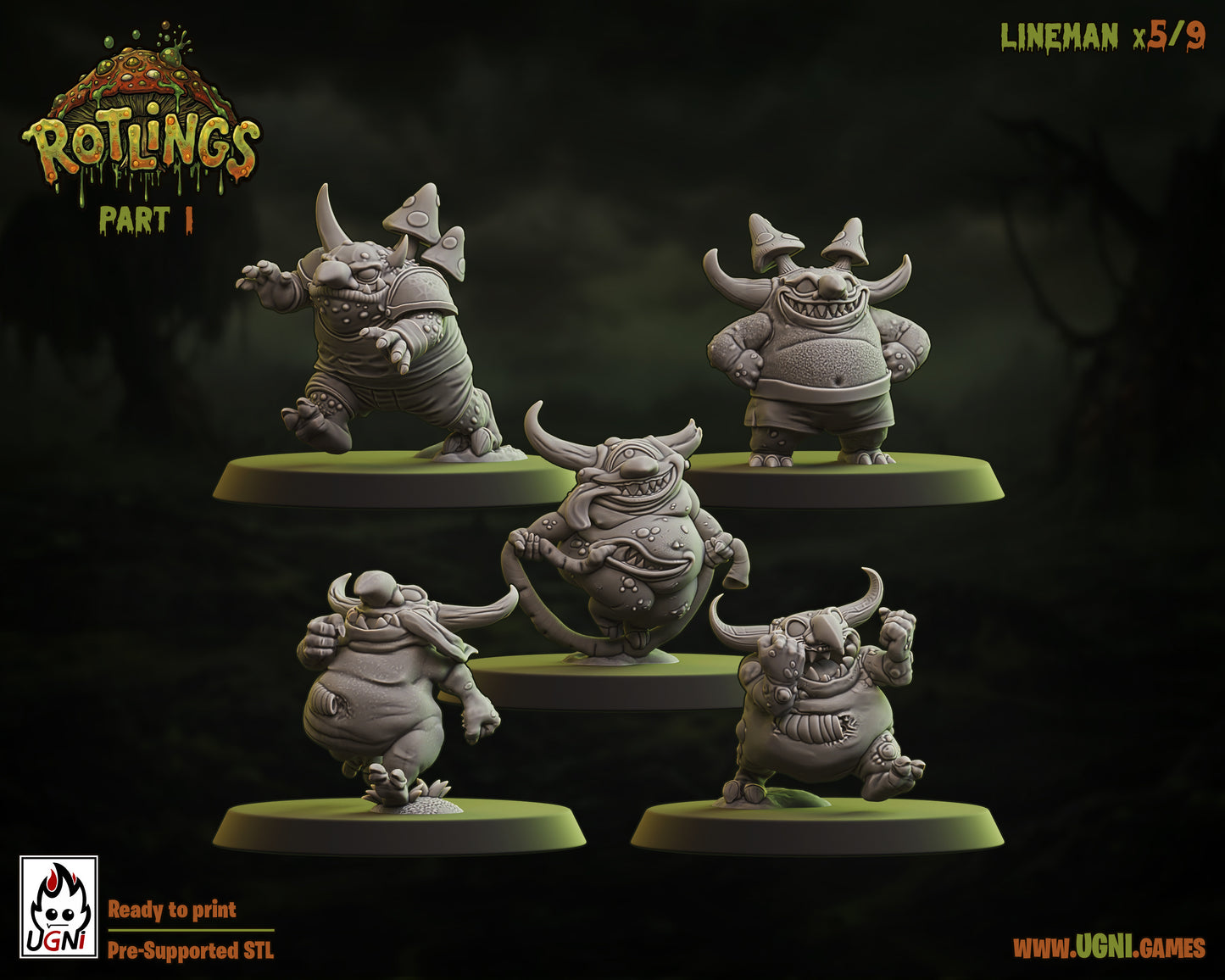 Snotling Team "The Rotlings" Fantasy Football Team Ugni