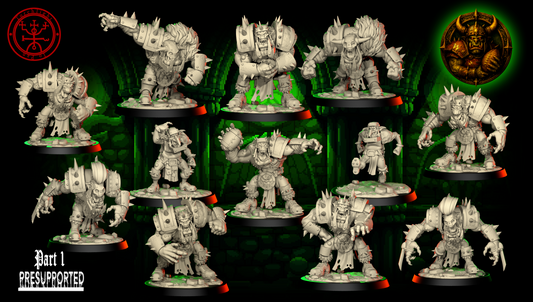 Orc 'The Green Flash" Fantasy Football Team Torchlight TLM