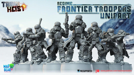 8 imp frontier troopers star wars rpg legion shatterpoint compatible - war bear