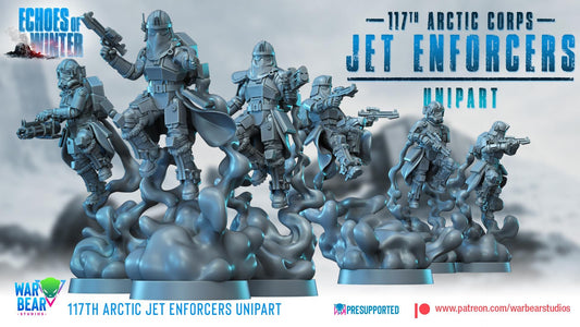 16 imperial arctic jet troopers star wars legion rpg shatterpoint compatible war bear