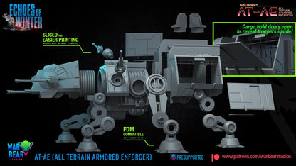 Insurgent at-ae (armored enforcer) star wars rpg legion shatterpoint war bear