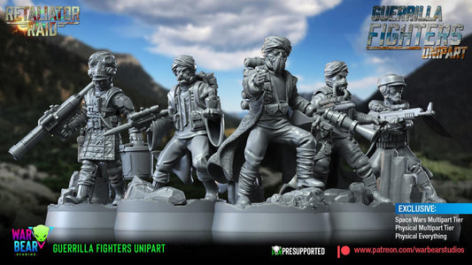 9 x rebel guerrilla fighters proxy star wars legion shatterpoint compatible warbear