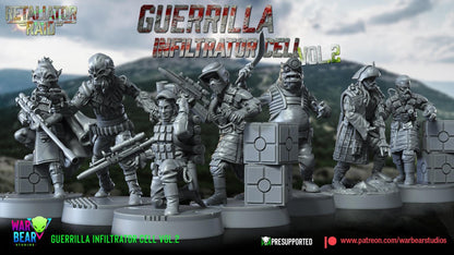 6 x rebel guerrilla infiltrator cell vol 2 proxy star wars legion shatterpoint compatible warbear